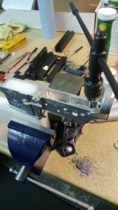 Tapping for tension screw
