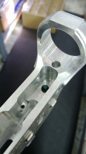 Tension screw in place